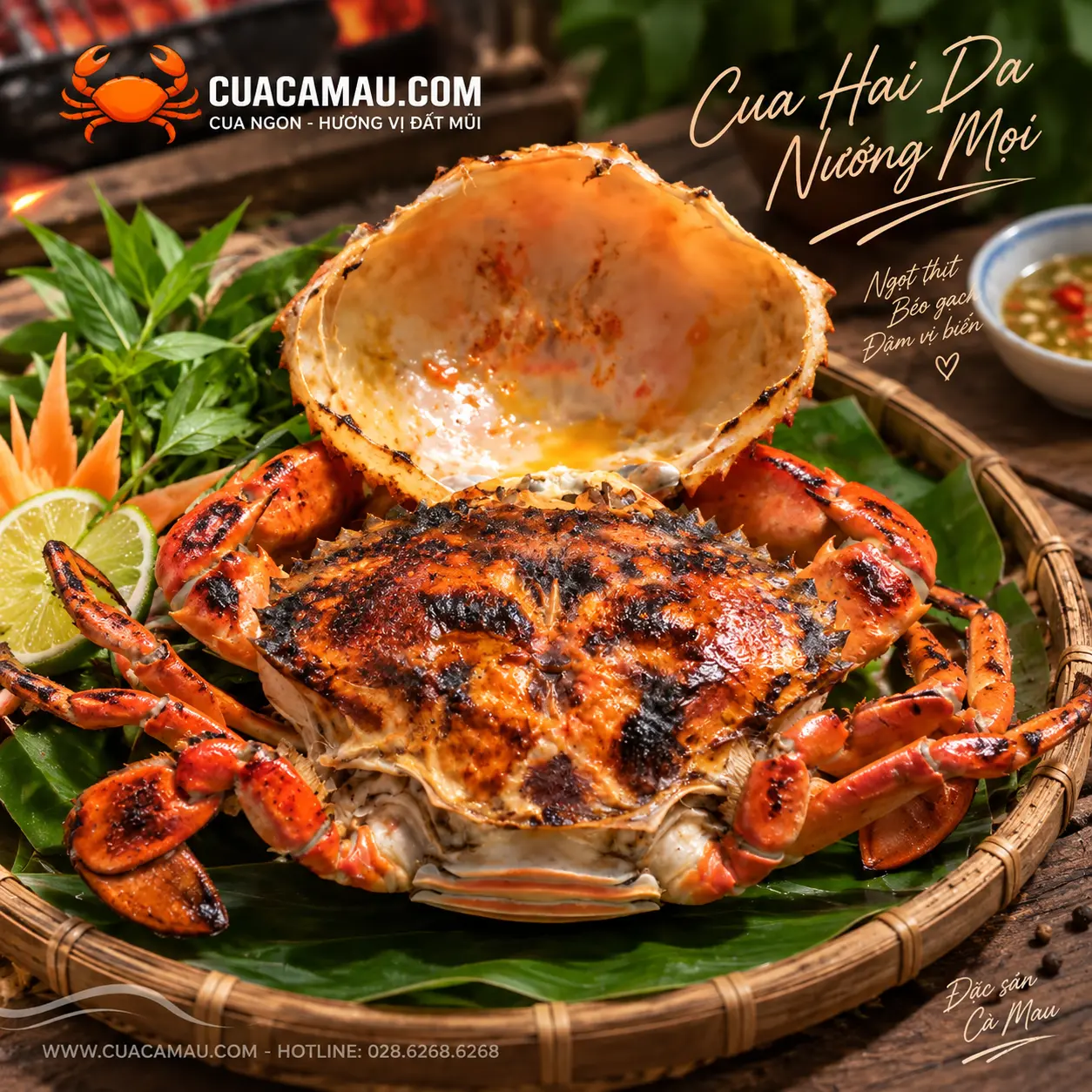CUA HAI DA NƯỚNG MỌI